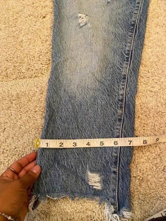 Free People Distressed Ripped Frayed Jeans - Picture 5 of 8